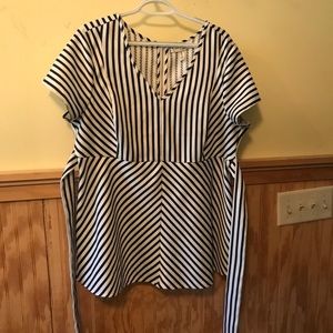 Jessica Simpson Maternity Peplum Style Top